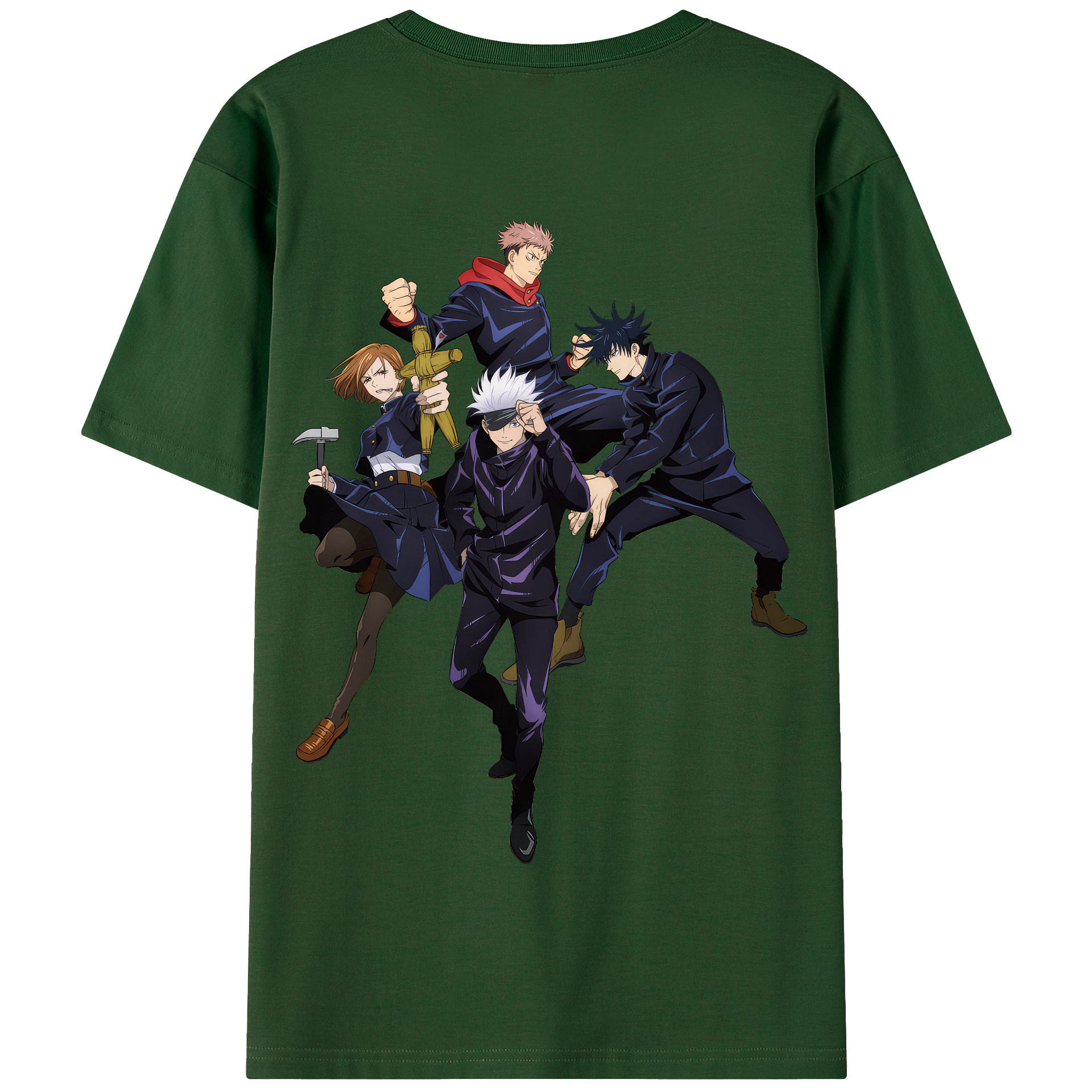 （画像用） 呪術廻戦 Jujutsu Kaisen 綿100％半袖Tシャツ（背面プリント）